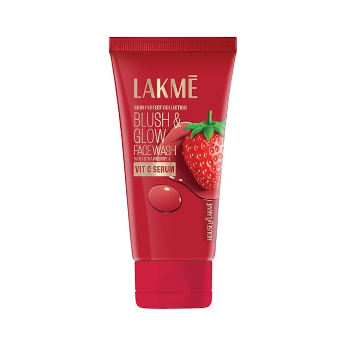 Buy Lakme Blush & Glow Strawberry Freshness Gel Face Wash With Strawberry Extracts online usa [ US ] 