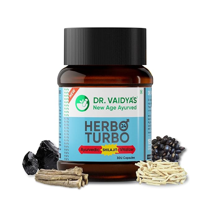 Buy Dr.Vaidyas Herbo 24 Turbo - Power Capsule for Men